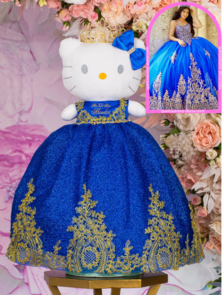 Quinceanera Kitty Matching The Dress | Custom Quince Dress Kitty Quinceanera Kitty Matching The Dress | Custom Quince Dress Kitty