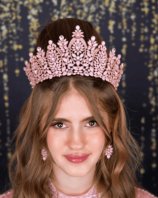 Light Pink Quinceanera Crown