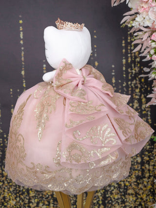 Blush with Gold Hello Kitty for Quinceanera