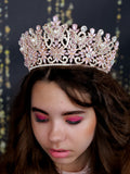 Blush gold batterfly Quinceanera crown
