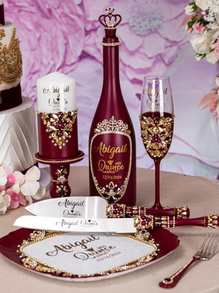 Burgundy Quinceanera Package 2