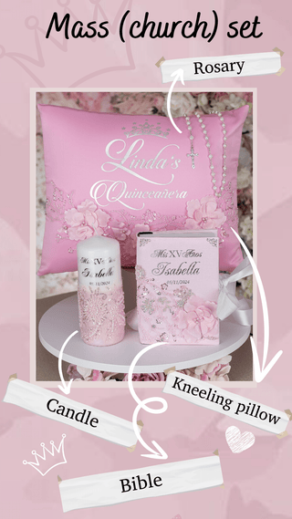 Pink Mass Quinceanera package