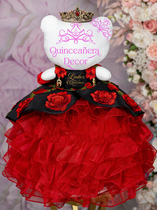 red charro dress RUFFLED CHARRO QUINCE DRESS BY RAGAZZA FASHION M25-125