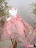 Rose Gold with Bow Teddy Bear Quinceanera