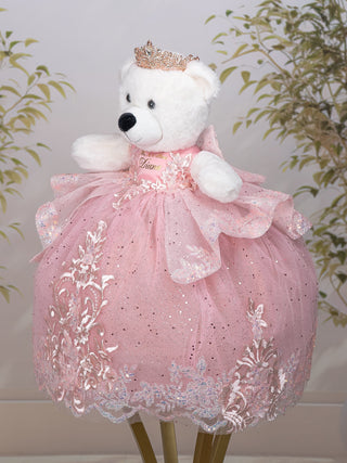 Blush Gold Oso de Quinceanera