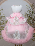 Baby Pink with Train Last Doll for Quinceanera