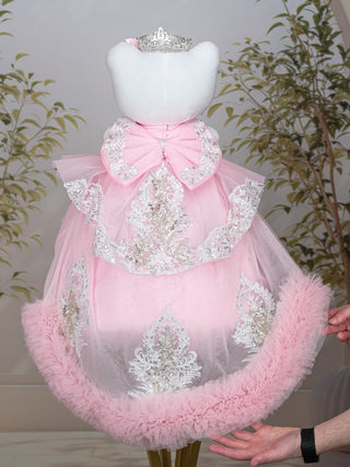 Baby Pink with Train Last Doll for Quinceanera