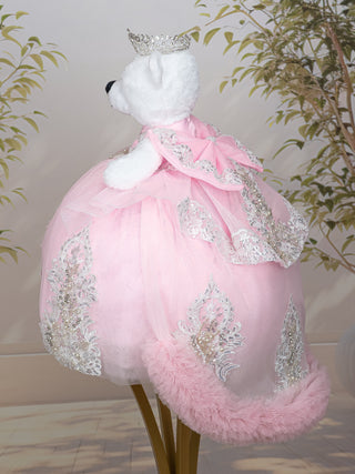 Baby Pink with Train Quinceanera Teddy Bear