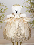 Gold Quinceanera Teddy Bear