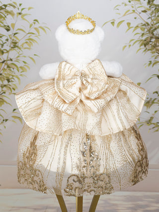 Gold Quinceanera Teddy Bear