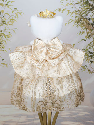 Gold Quinceanera Teddy Bear
