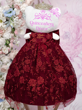 Burgundy Quinceanera Decorations | Elegant Burgundy Gold Quince Set / quinceanera-decor Burgundy Quinceanera Decorations | Elegant Burgundy Gold Quince Set / quinceanera-decor