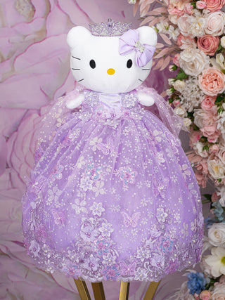 Lilac kitty quince doll