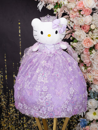 Lilac kitty quince doll