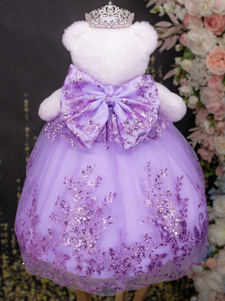 Lilac teddy bear quinceanera