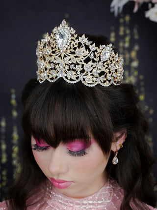 Big Gold Quinceanera Crown