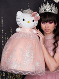 Rose Gold Kitty Quinceanera dress