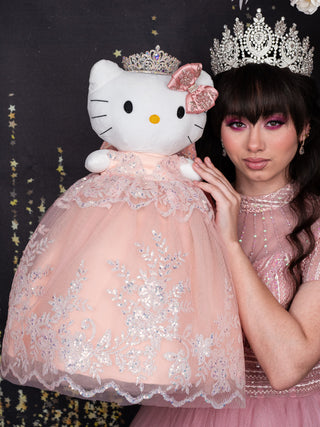 Rose Gold Kitty Quinceanera dress