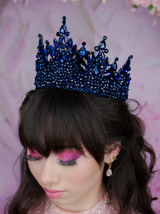 Corona para quinceanera Navy blue