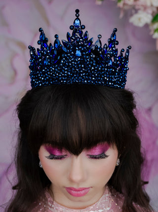 Corona para quinceanera Navy blue