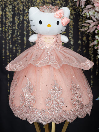 Blush Kitty quinceanera dress