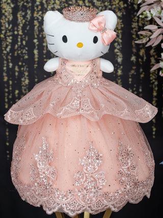 Blush Kitty quinceanera dress