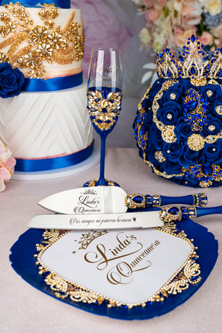 Royal blue Brindis Package