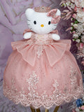 Blush with Bow Kitty quinceanera dress
