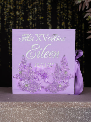 Lilac album de fotos para Quinceanera