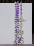 Lilac Quinceanera Rosary