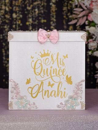 Champagne Pink album de fotos para Quinceanera