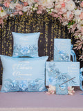 Light Blue Quinceanera bible and guest book