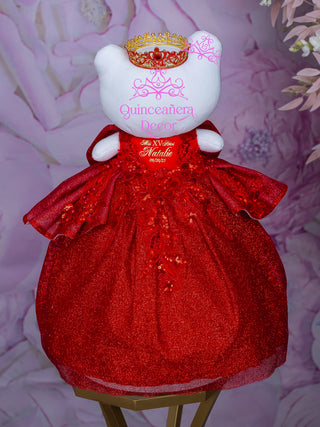 Shining Red Quinceanera Hello Kitty Doll Shining Red Quinceanera Hello Kitty Doll