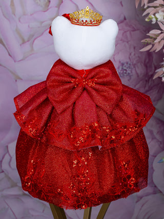 Red Hello kitty Quinceanera doll