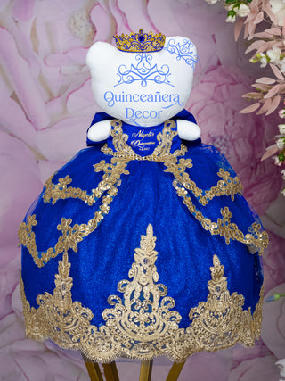 Royal Blue With Bow La Ultima Muneca Quinceanera Royal Blue With Bow La Ultima Muneca Quinceanera