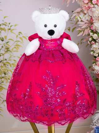 Fuchsia Silver La Ultima Muneca for quinceanera