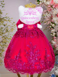 Fuchsia Gold Muneca Cat for Quinceanera