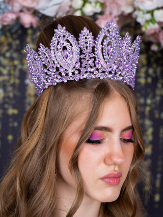Lilac big quinceanera crown