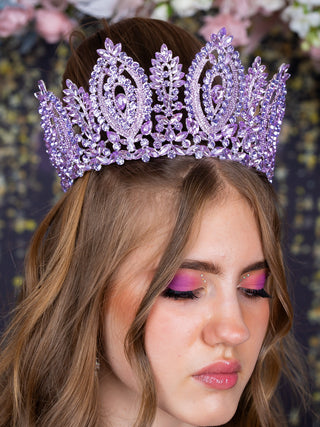 Lilac big quinceanera crown