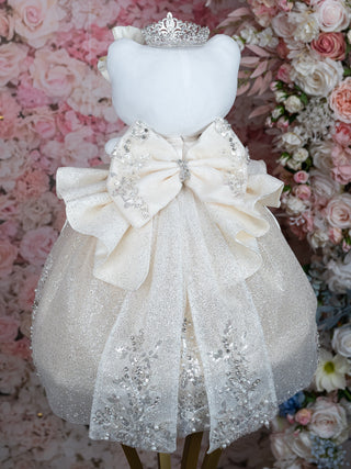 Champagne Fantasy with Bow Quinceanera Kitty