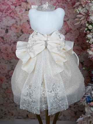 Champagne Fantasy with Bow Quinceanera Kitty