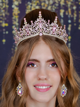 Oro rosa Quinceanera Crown