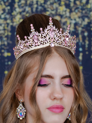 Oro rosa Quinceanera Crown