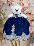 Navy Blue el Ultimo Oso de Peluche for quinceanera