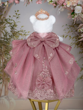 Dusty Rose Oso de Quinceanera