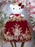 Burgundy Quinceanera Kitty Doll