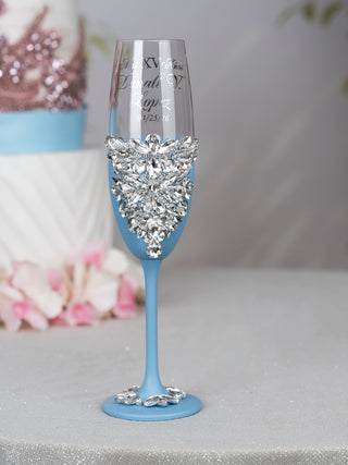 Ice blue quinceanera bottle