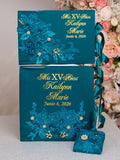 Teal Quinceanera package 1