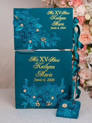 Teal Quinceanera package 1