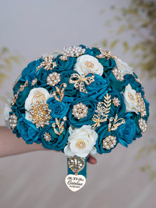 Teal Quinceanera package 2